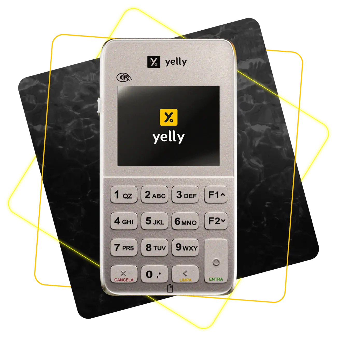 Maquininha Yelly Mini Plus - Máquina de Cartão da Yelly